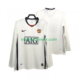 Maillot de Foot Manchester United Premier League 2008 2009 Extérieur Retro Manches Longues